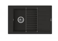 Кухонная мойка Florentina (Флорентина) Липси 780Р, черный
