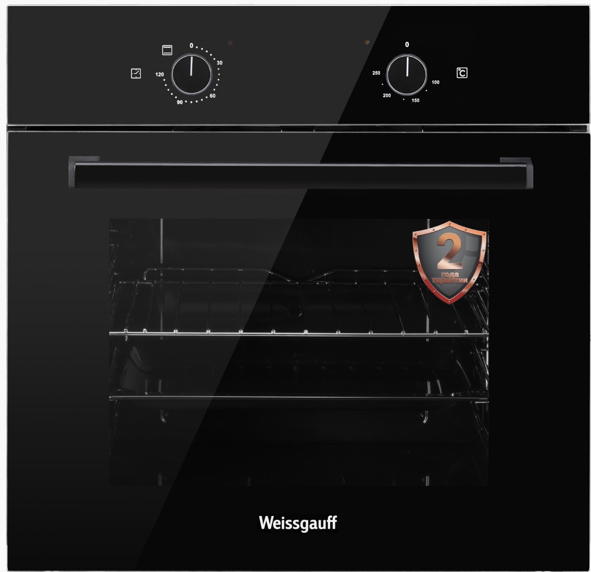 электрический духовой шкаф weissgauff eov 19 mb черный