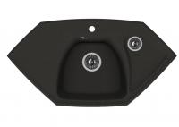 Кухонная мойка Florentina (Флорентина) Сардиния, черный