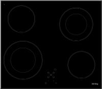Korting (Кёртинг) HK 62031 B - электрическая варочная панель