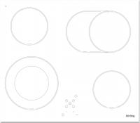 Korting (Кёртинг) HK 62051 BW - электрическая варочная панель