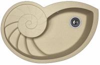 Кухонная мойка Florentina (Флорентина) Наутилус, Бежевый
