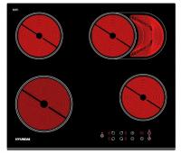 Электрическая варочная панель Hyundai (Хёндэ) HHE 6680 BG
