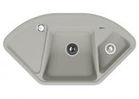 Кухонная мойка Florentina (Флорентина) Капри, грей
