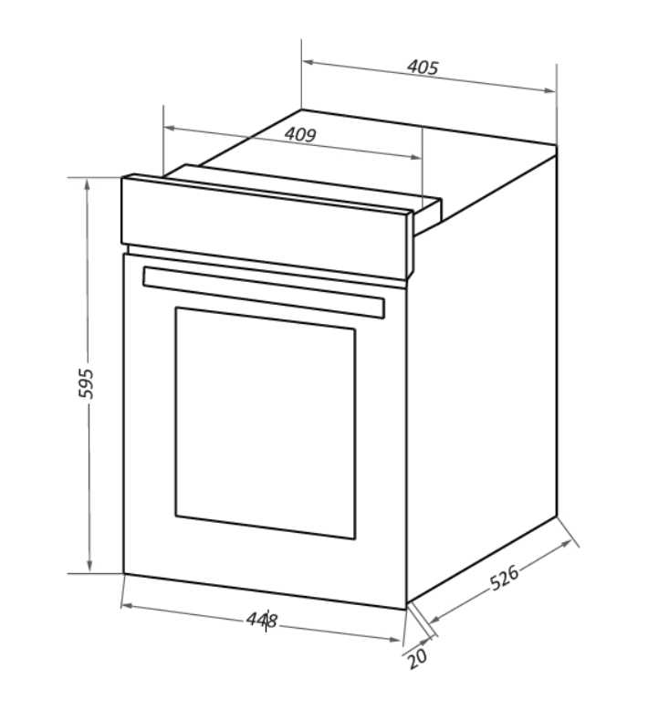 Электрический духовой шкаф maunfeld eoec 516b2