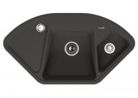Кухонная мойка Florentina (Флорентина) Капри, черный