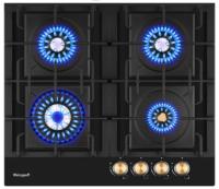 Газовая варочная панель Weissgauff (Вайсгауф) HGG 641 BV Volcano Burner Nano Glass