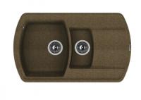 Кухонная мойка Florentina (Флорентина) Нире 860К, коричневый