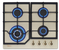 Газовая варочная панель Midea (Мидея) MG684TRGI-B