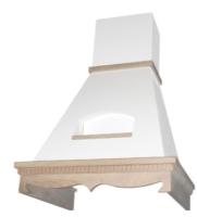 Вытяжка Elikor (Эликор) Бельведер Флореале 90П-650-П3Д бежевый/дуб неокрашенный