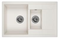 Кухонная мойка Granula (Гранула) GR-7802 wh, арктик