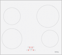 Индукционная варочная панель Korting (Кёртинг) HI 6402 BW