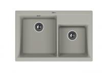 Кухонная мойка Florentina (Флорентина) Касси 780, грей