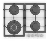 Газовая варочная панель Zigmund-Shtain (Зигмунд-Штайн) M 26.6 W