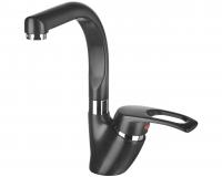 Смеситель для кухни Granula GR-1824  шварц