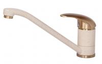 Смеситель для кухни Paulmark (Паульмарк) Holstein Ho211012-328-BR, бежевый/бронза