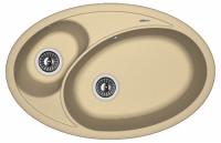 Кухонная мойка Florentina (Флорентина) Селена 780, капучино