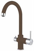 Смеситель для кухни Florentina FL-06, цвет Мокко