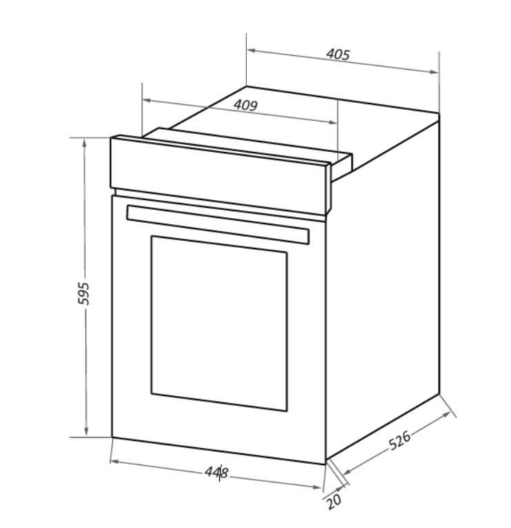 Maunfeld eoec 516b духовой шкаф электрический