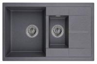 Кухонная мойка Granula (Гранула) GR-7802 gr, графит