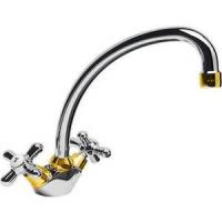 Смеситель для кухни Vidima Ретро с золотом (BA132LS)