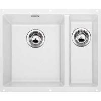 Кухонная мойка Blanco (Бланко) SubLine 340/160-u белый с клапаном-автоматом