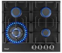 Газовая варочная панель Weissgauff (Вайсгауф) HGG 641 BV Nano Matt Glass