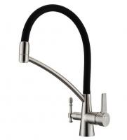 Смеситель для кухни Paulmark (Паульмарк) Holstein Ho213165-NI, никель