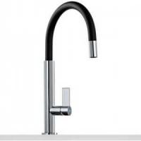 Смеситель для кухни Franke Evos с выдвижным шлангом черный (115.0151.699)