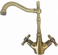 Смеситель для кухни Florentina FL-05, цвет бронза