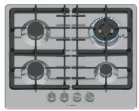 Газовая варочная панель Bosch (Бош) PGH6B5K90R