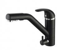 Смеситель для кухни Paulmark (Паульмарк) Holstein Ho213013-308, черный