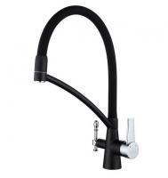 Смеситель для кухни Paulmark (Паульмарк) Holstein Ho213165-308, черный