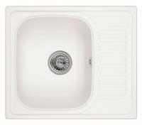 Кухонная мойка Granula (Гранула) GR-5801 wh, арктик