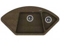 Кухонная мойка Florentina (Флорентина) Веста, коричневый