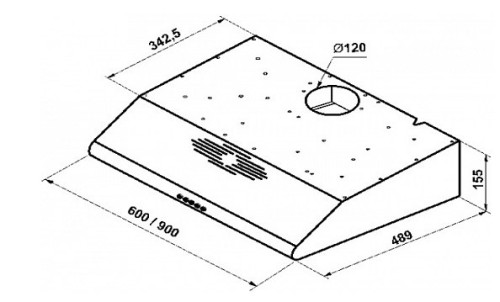 Вытяжка Korting (Кертинг) KHT 6334 BR