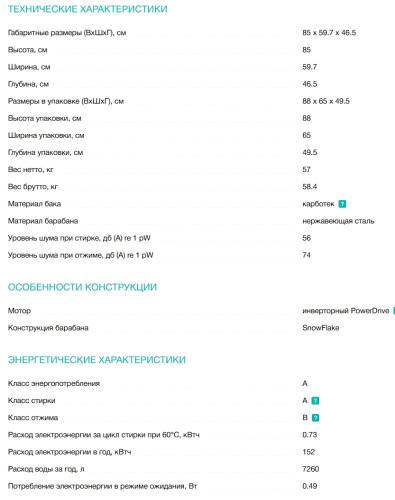 Стиральная машина Gorenje (Горенье) W2NHPI72SCS