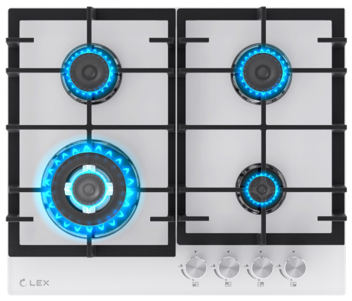 Газовая варочная панель Lex (Лекс) GVG 645 WH