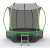 Батут EVO Jump Internal 8ft (Green) + Lower net, с внутренней сеткой