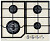 Газовая варочная панель Lex (Лекс) GVG 6040-1 IV Light