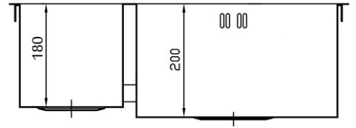 Кухонная мойка Seaman Eco Marino SMV-Z-575 Slam-shut