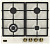 Газовая варочная панель Korting (Кёртинг) HG 661 CTGB