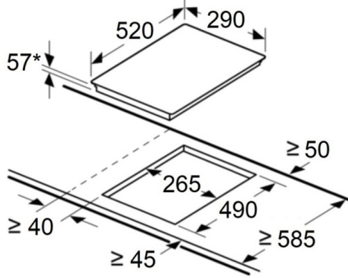 Индукционная варочная панель MAUNFELD CVI292S2FBG