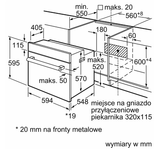 Электрический духовой шкаф Bosch (Бош) HBF134EB2