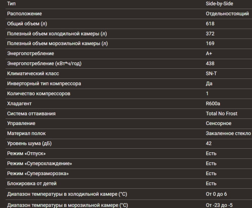Холодильник Hiberg (Хайберг) RFS-650DX NFB inverter