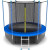 Батут EVO Jump Internal 12ft (Sky), с внутренней сеткой