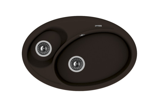 Кухонная мойка Florentina (Флорентина) Селена 780, мокко