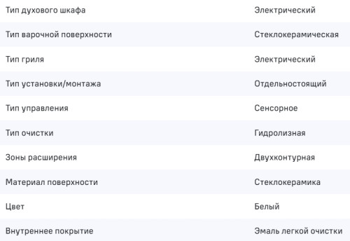 Электрическая плита MAUNFELD (Маунфилд) MEC511CW10TD