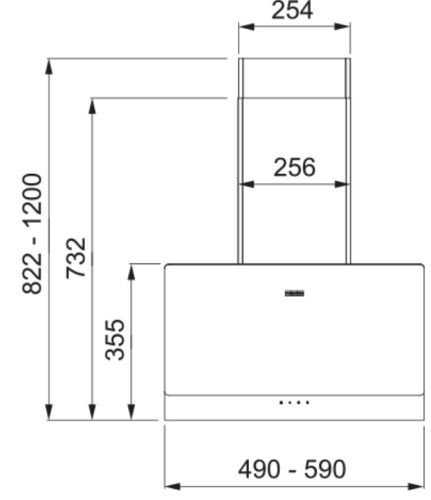 Вытяжка Franke (Франке) TEMPER 50 BK