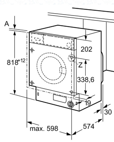 Встраиваемая стиральная машина Bosch (Бош) WIW28542EU